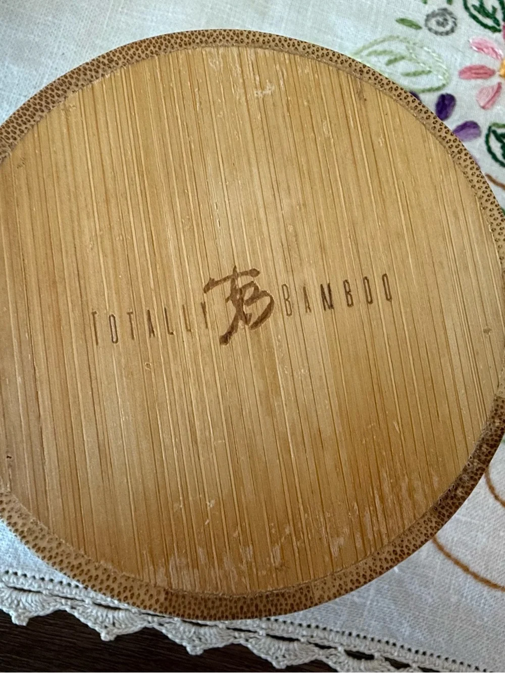 Totally Bamboo Oregon Beaver State Bamboo Salt Box Cellar